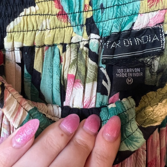 Vintage 90s Floral Maxi Skirt - Picture 5 of 5